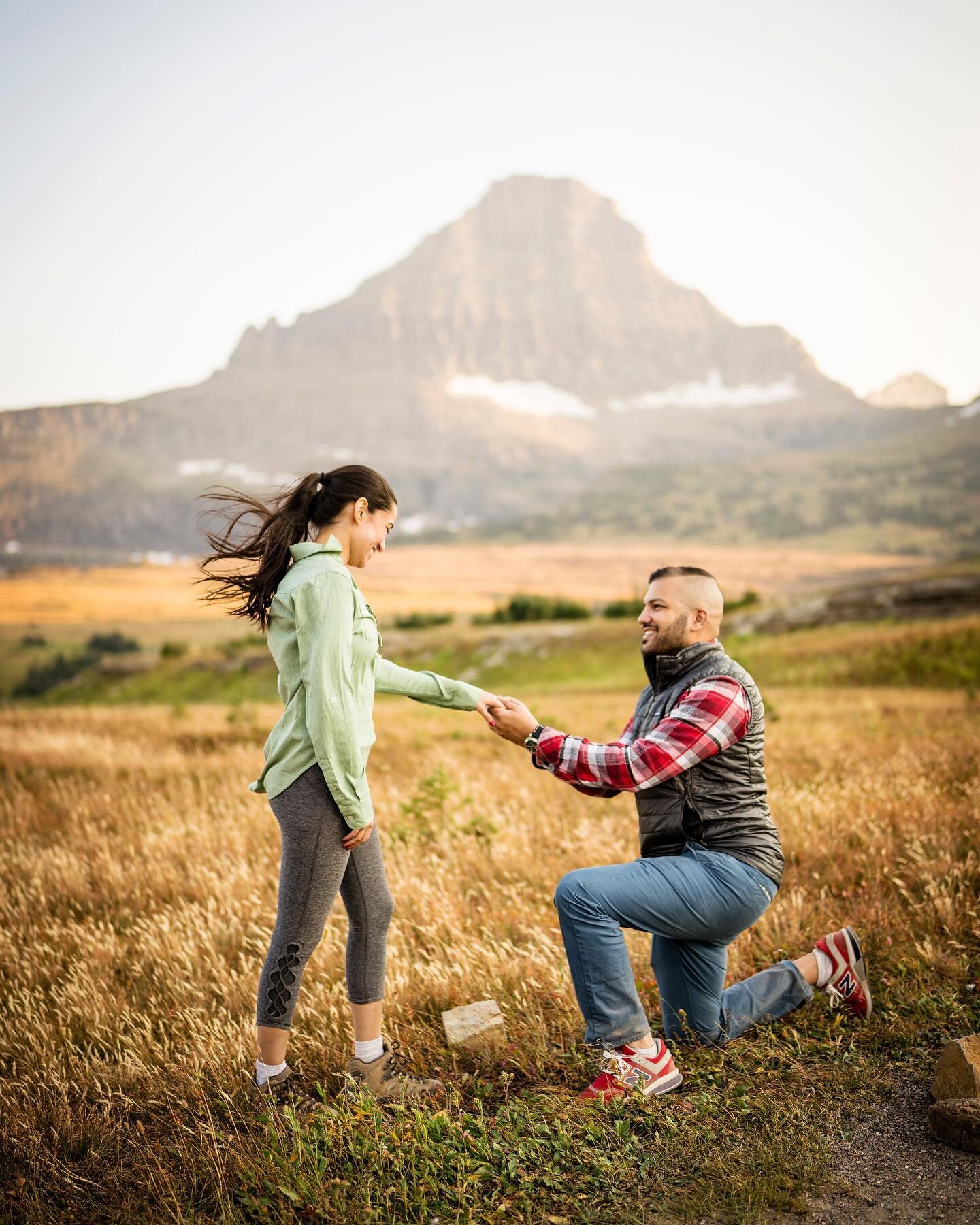 Engagement season is in full swing!

David here! As you probably know, my wife and I love traveling. A few months ago, we were hiking in Glacier National Park and we bumped into an amazing couple that freshly popped the big question! 💍 @2shar3vedi &
