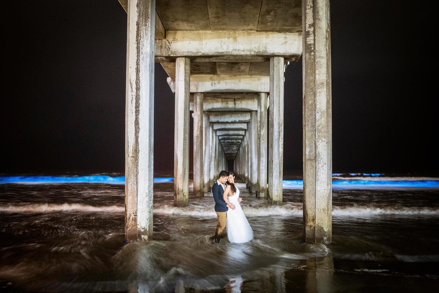 May the 4th be with the Ocean 🌊✨#starwars
&mdash;&mdash;&mdash;
Some phenomenal bioluminescence has taken over the Southern California coast! 🤯🤩 Want to capture Mother Nature&rsquo;s lightsaber waves on camera? 
Here are the settings! 📸:
@sigmaph