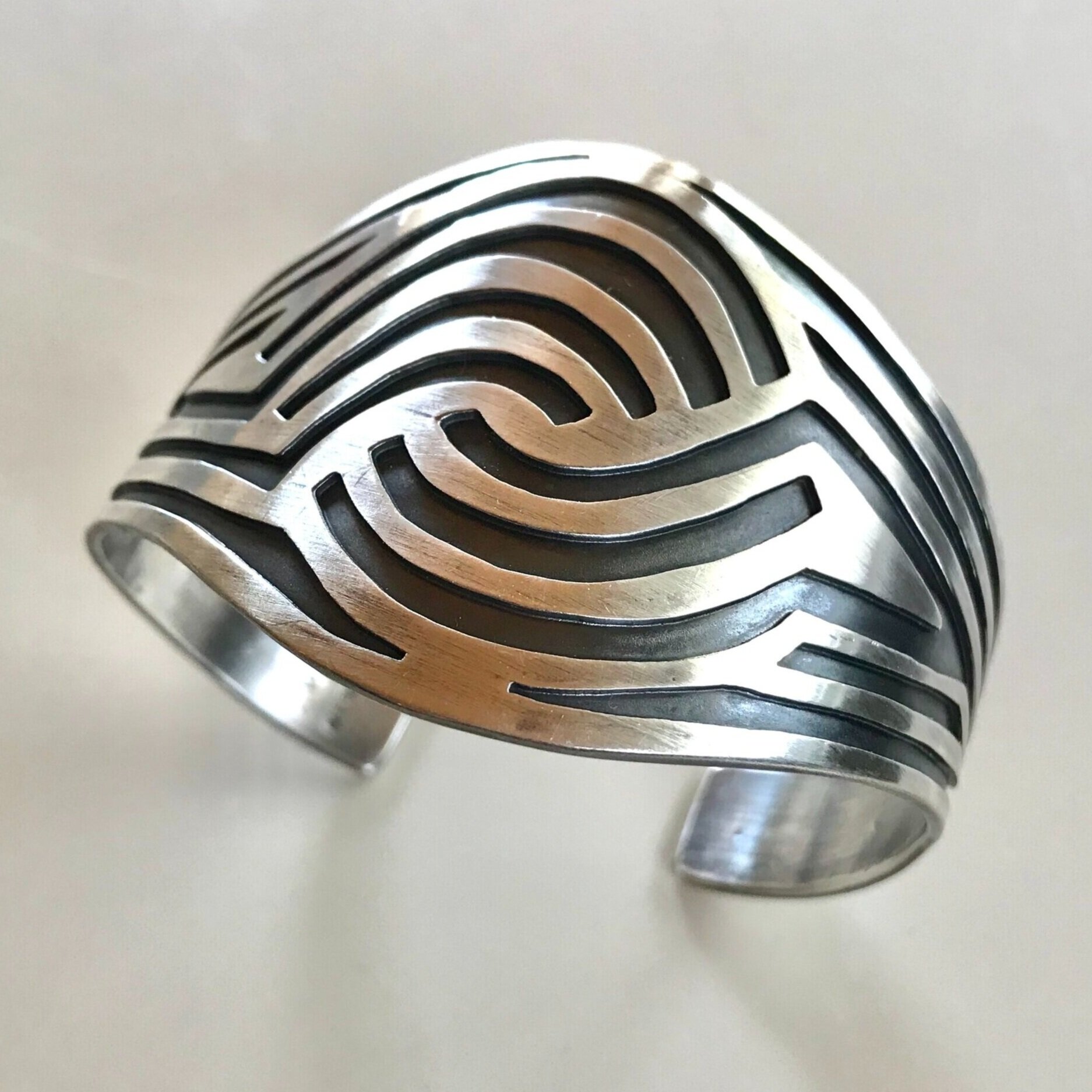 Knotted Wave Cuff $700