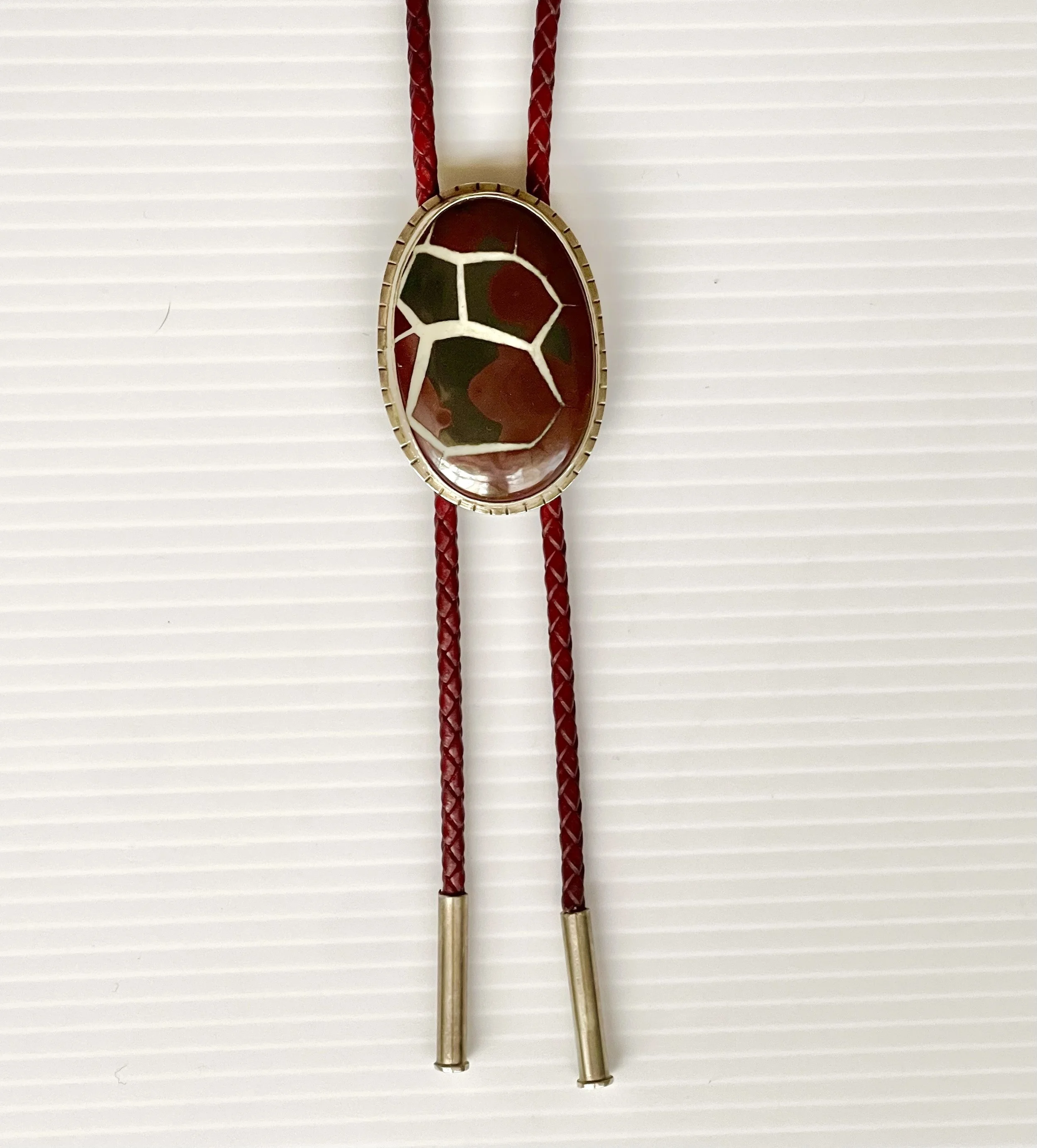 brecciated jasper maroon bolo.jpg