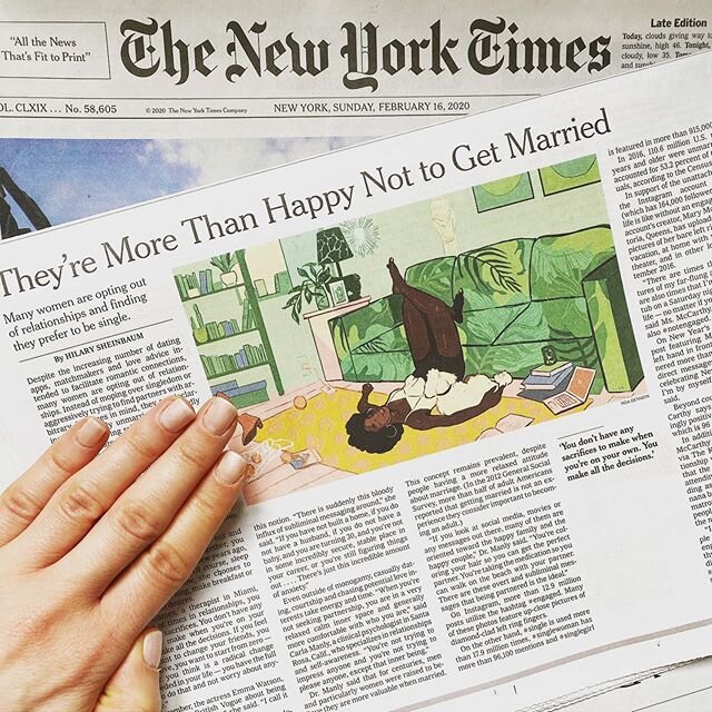 My hand is still frozen from running in 30 degree weather but &mdash; Omg, I&rsquo;m #notengaged! (And yes!!! Very much OK with that.)⁣ ⁣
Whatever your relationship status is: I bring you a fun read about doing what&rsquo;s best for you...and not cou