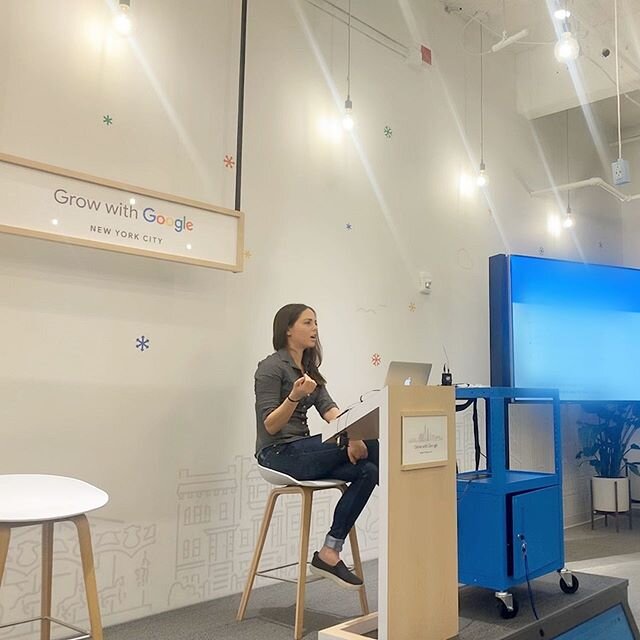 SO thankful for the 50 (‼️) attendees &amp; my special guest @megankcraig who came out to @google tonight. I LOVE what I do &amp; teaching people about media. If you couldn&rsquo;t make it (I&rsquo;m sorry class was full!!) drop me a Q in DM. More ev