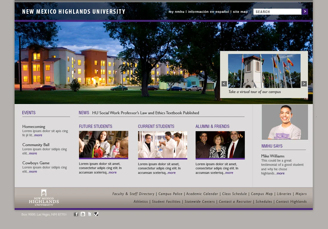 Nmhu Past Wollner Design