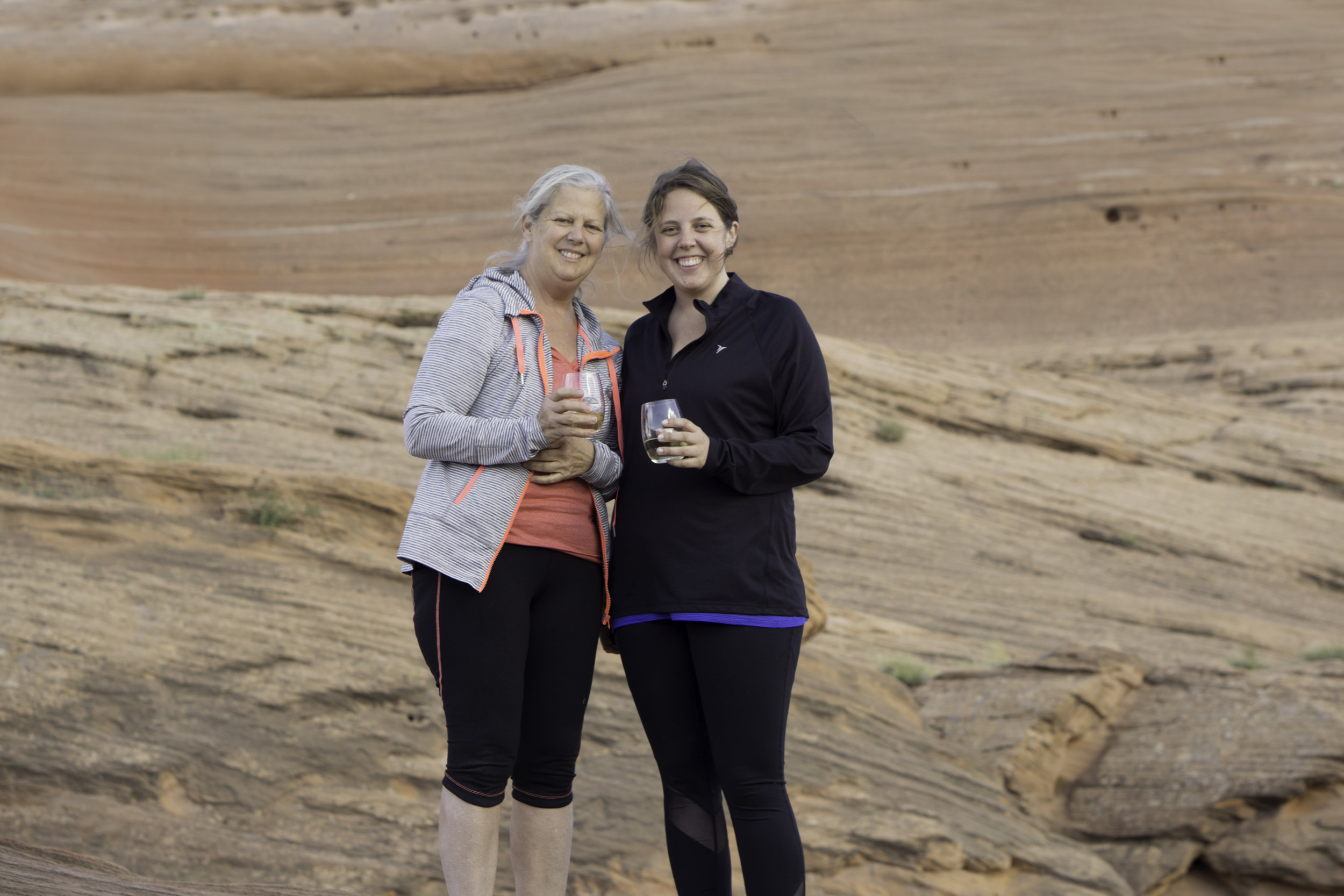 Found out on Facebook that it was National Nobilo Day (whatever that means), so we grabbed a glass and toasted our Nobilo on the red rocks