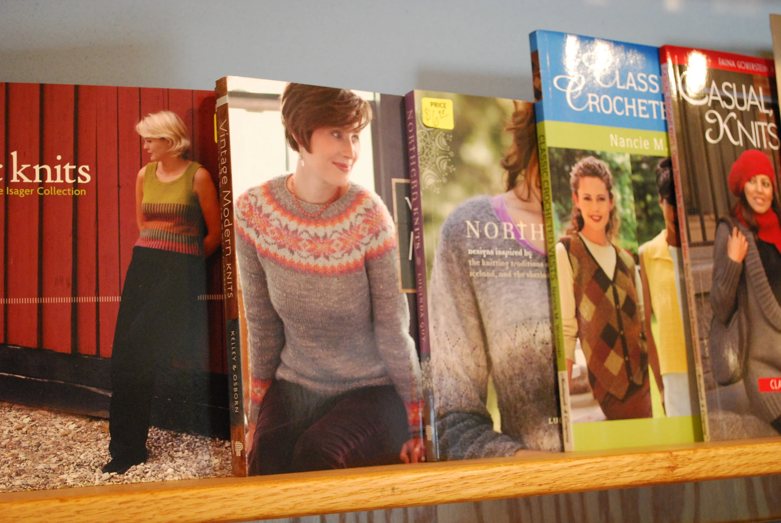 sale knitting books