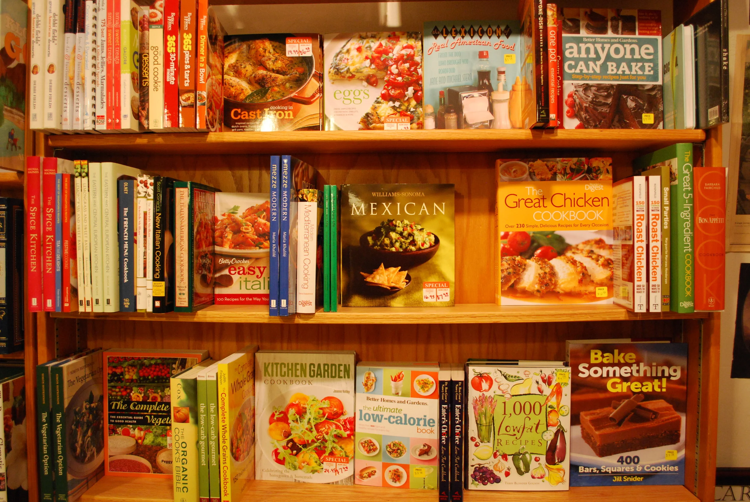 sale cookbooks