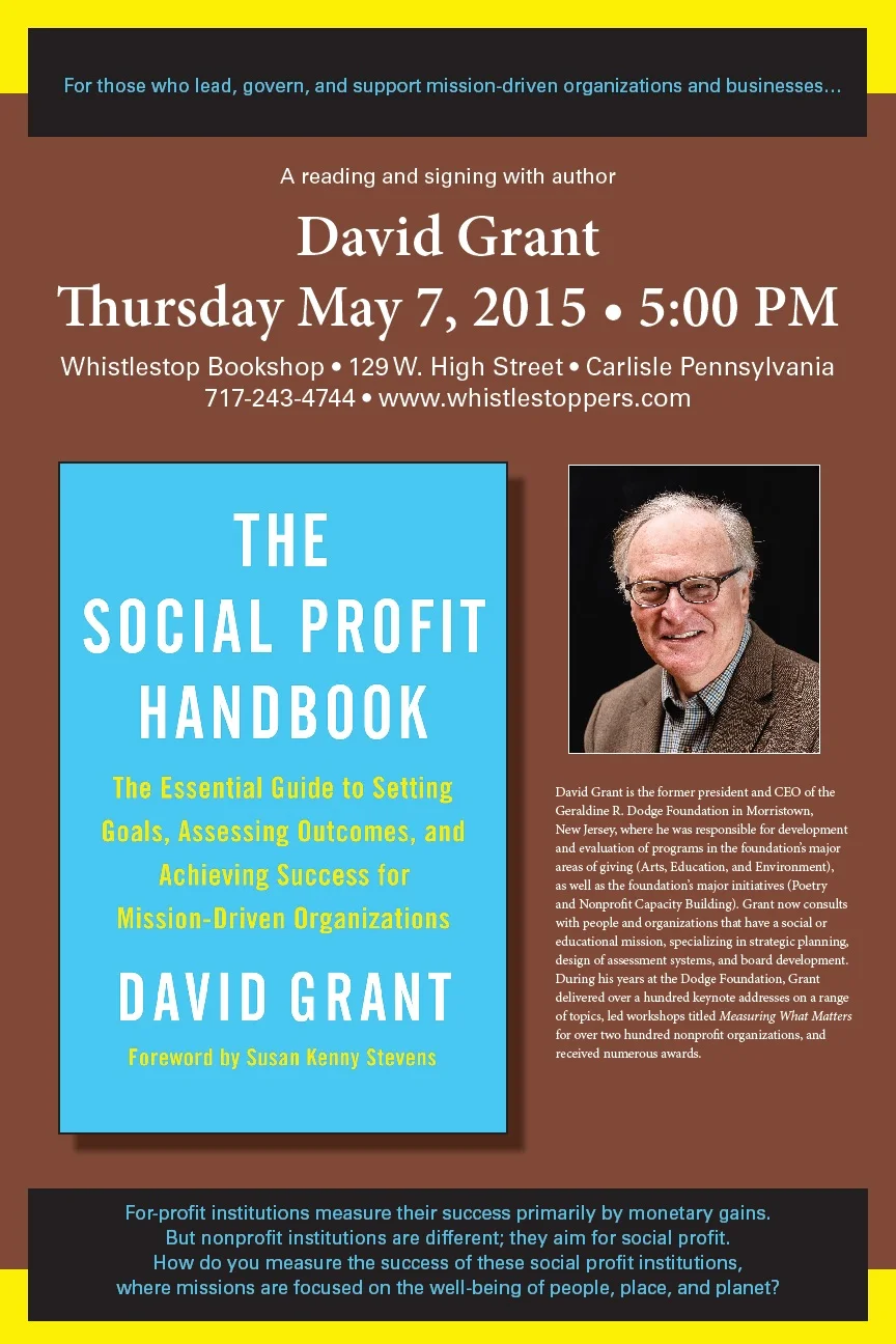 David Grant reading and signing 