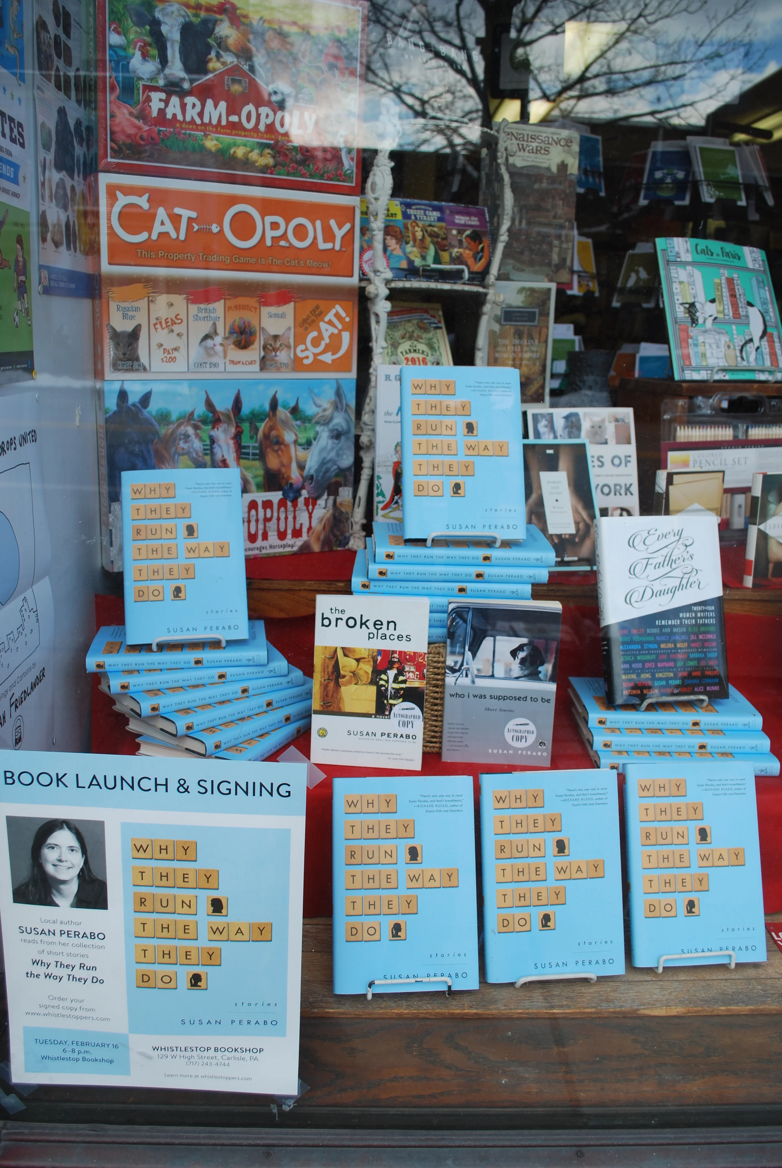 Susan Perabo's national book launch at Whistlestop!