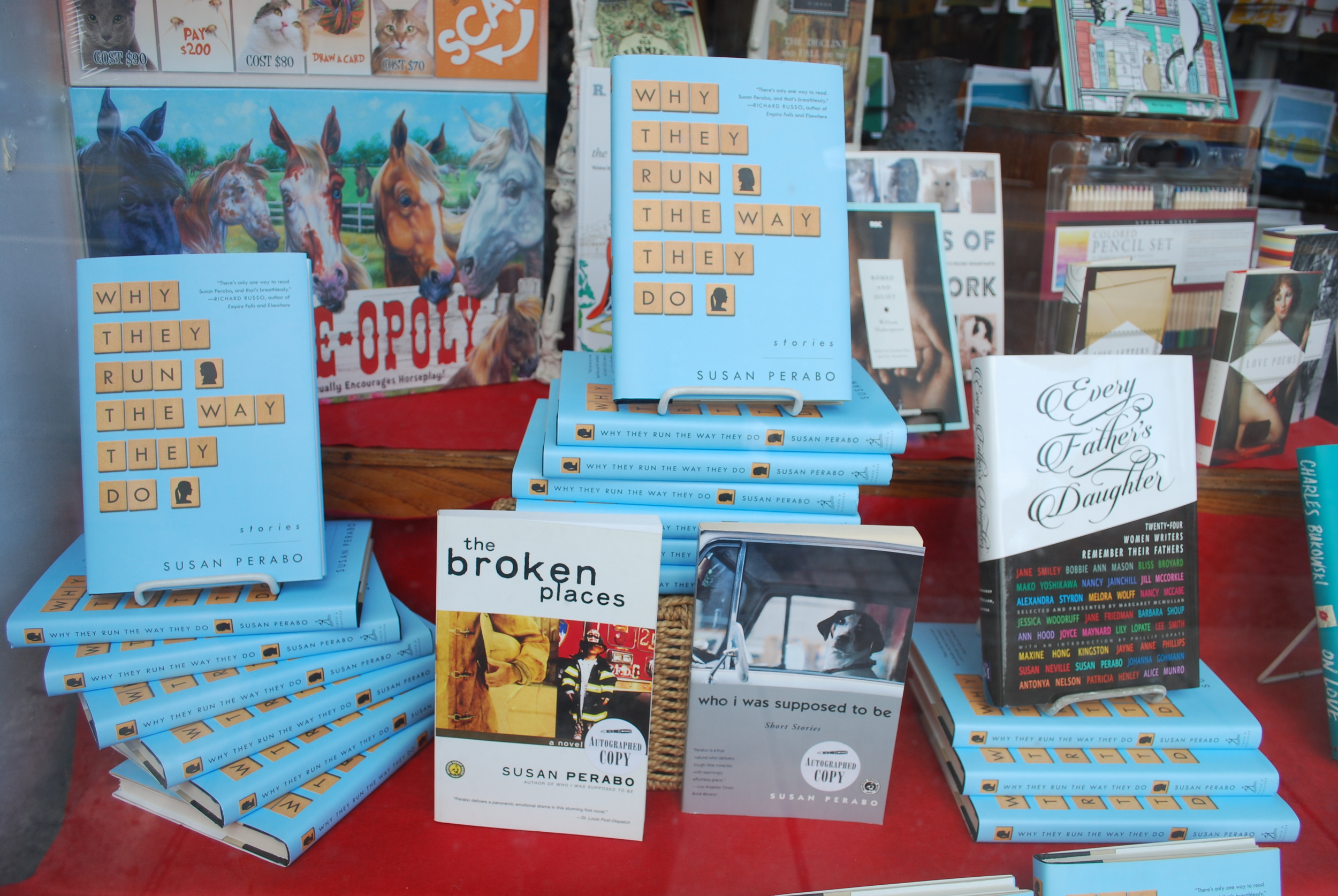 Susan Perabo's works so far