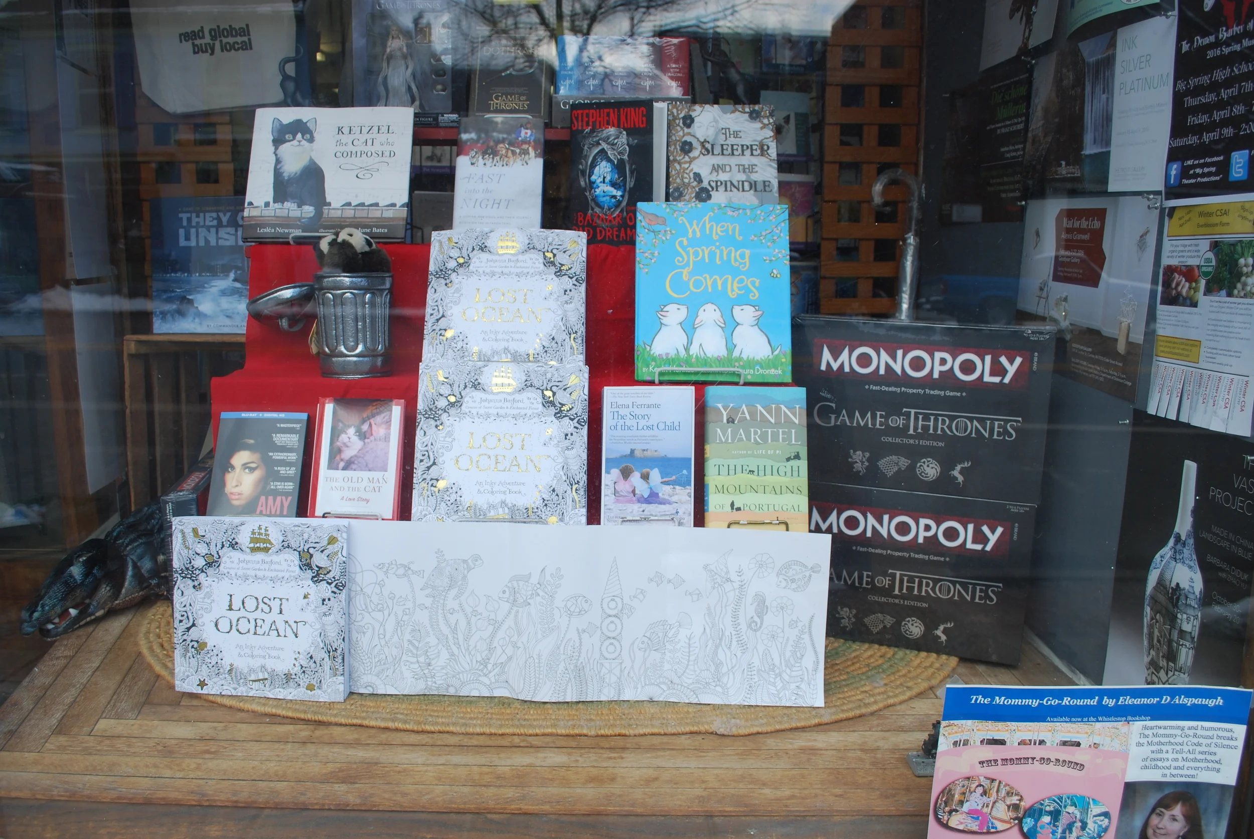 East Window hoping for Spring (thanks to Kevin Henkes!)