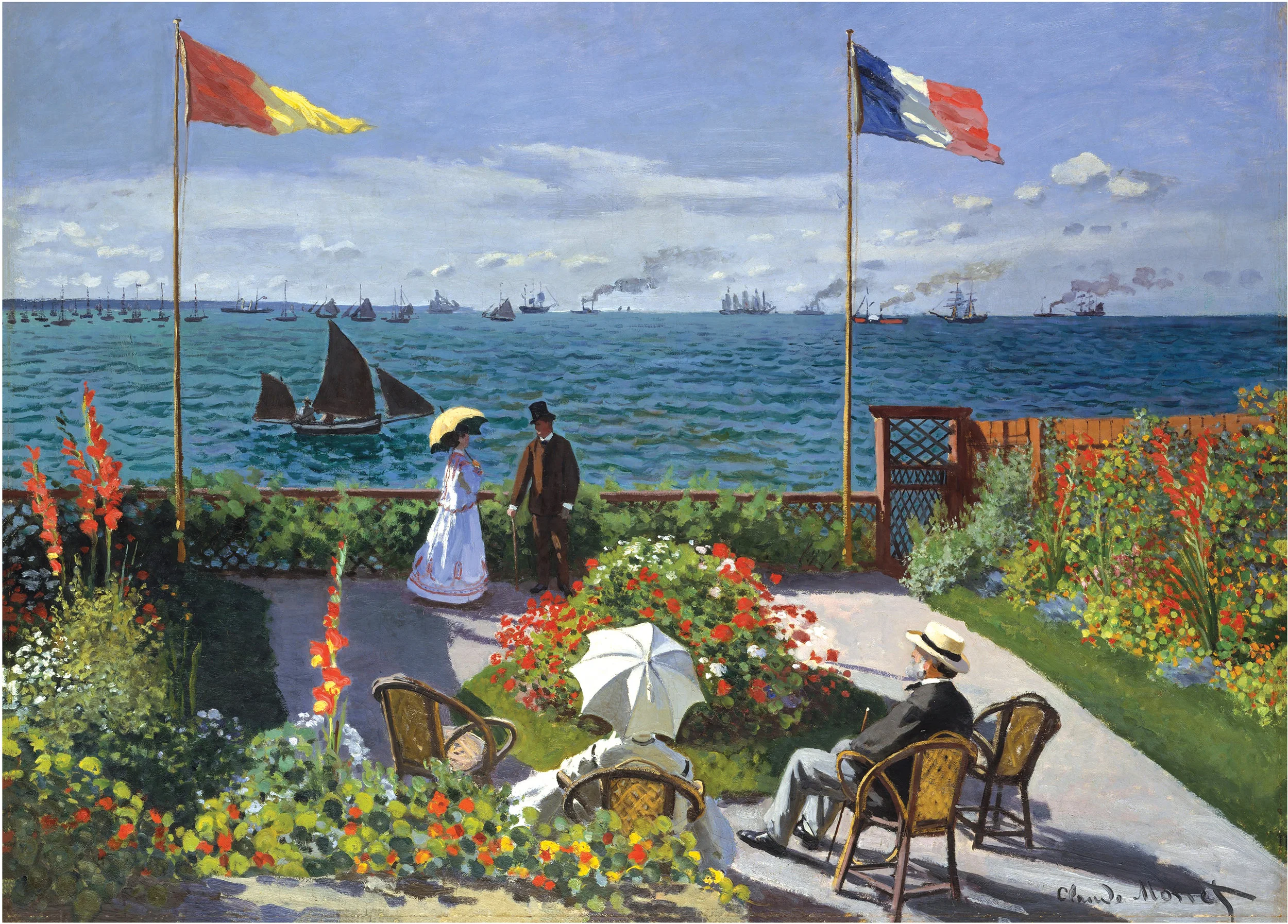 peter pauper press garden at sainte adresse.jpg