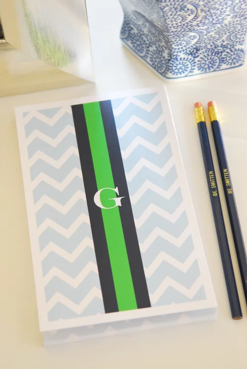 Notepad - Chevron bluebell.jpg
