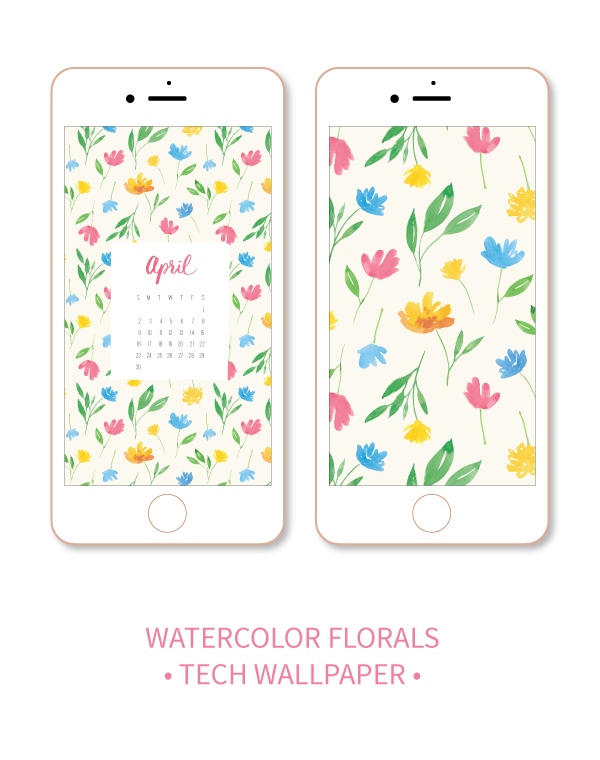 Floral Tech Wallpaper