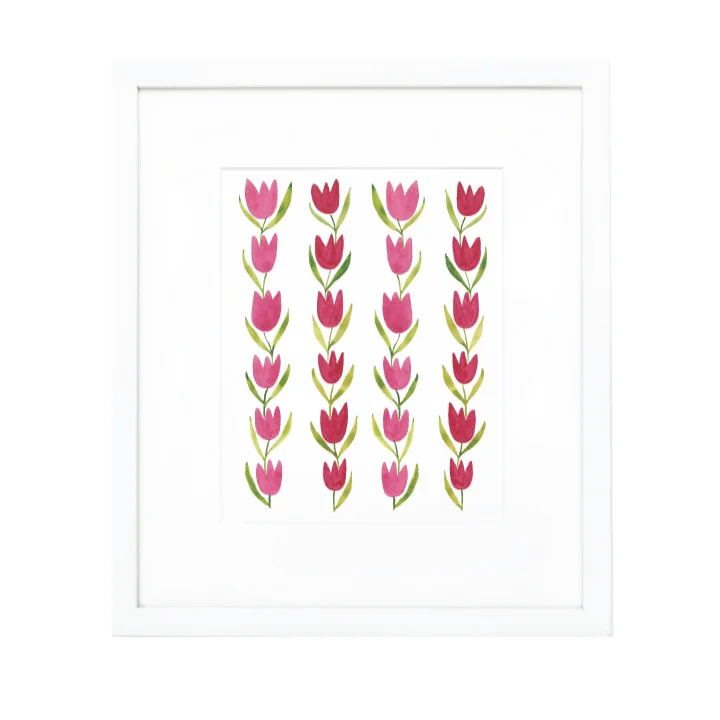 Red Tulips Art Print - SALE