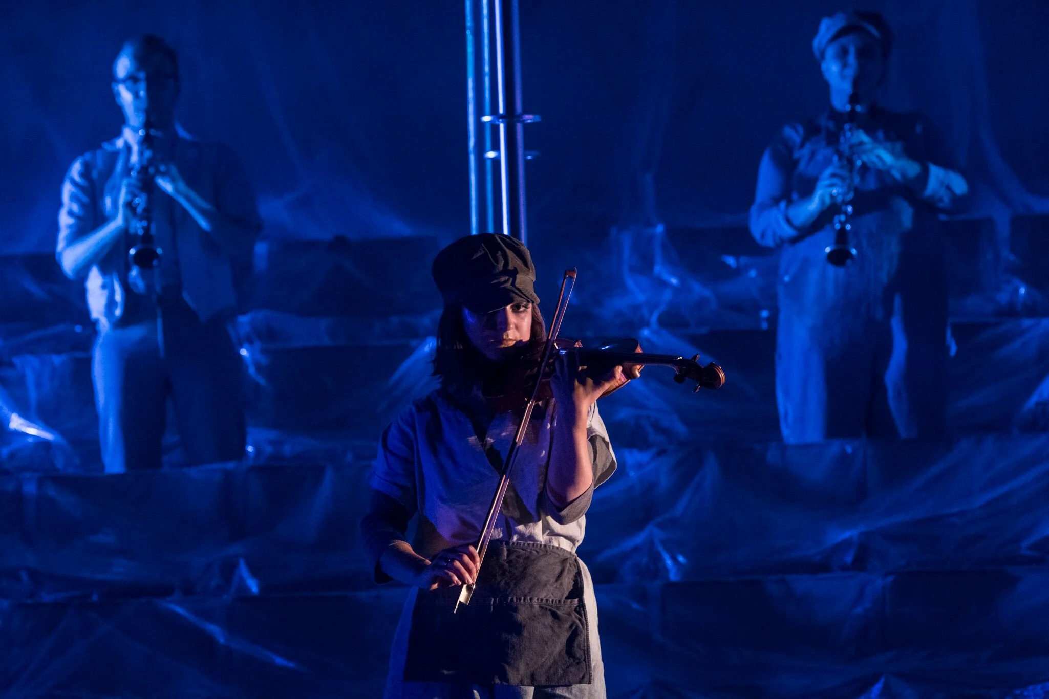 Solo violinist in Banff Centre Opera’s 2017 production of Claude Vivier’s Kopernikus.