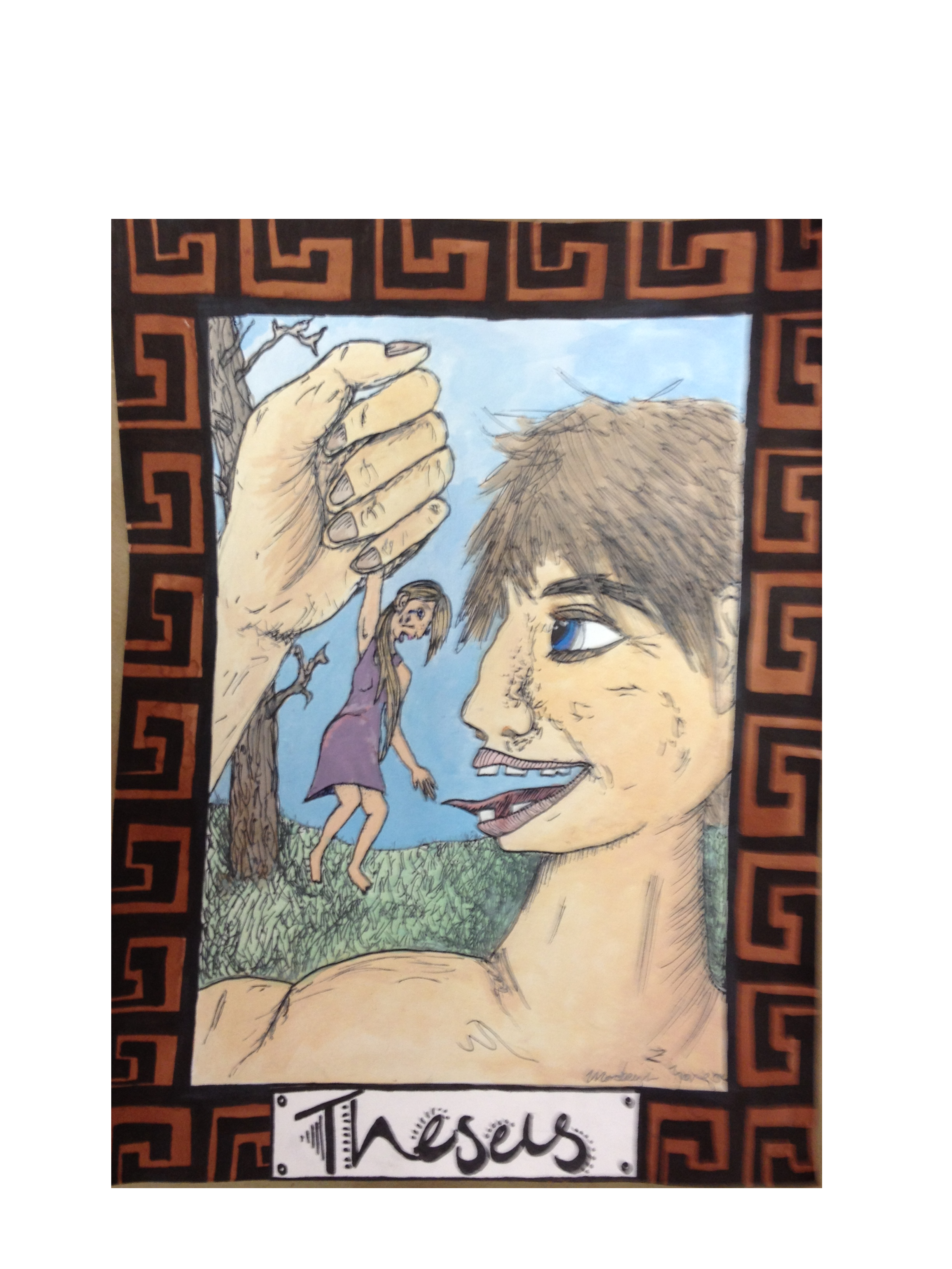 7th Grade Mythology Illustration