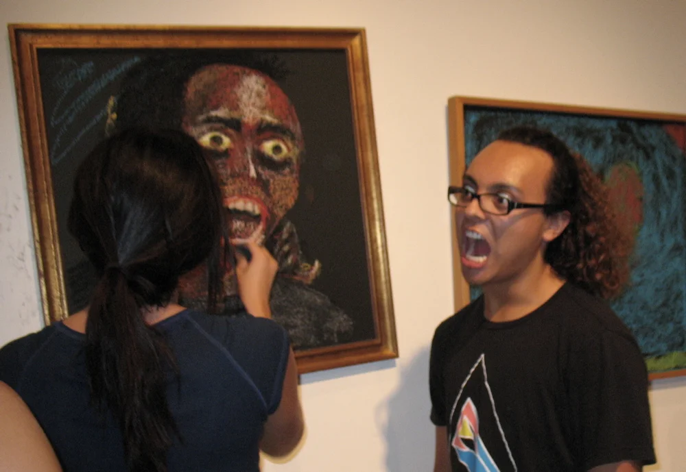  Artist at work at Build! Make! Do! 