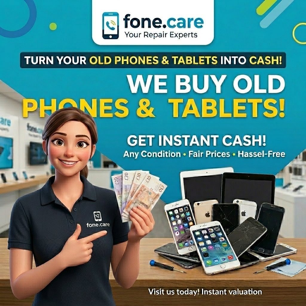Got a working or even broken phone collecting dust?  We'll buy your used and broken phones for cash — no matter the condition. Whether it’s broken or you've simply upgraded, we’ll give you a fair offer in no time.