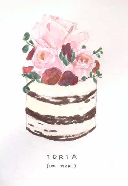 Watercolor; colored pencil