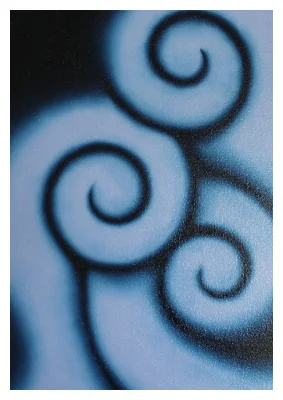 Blue koru