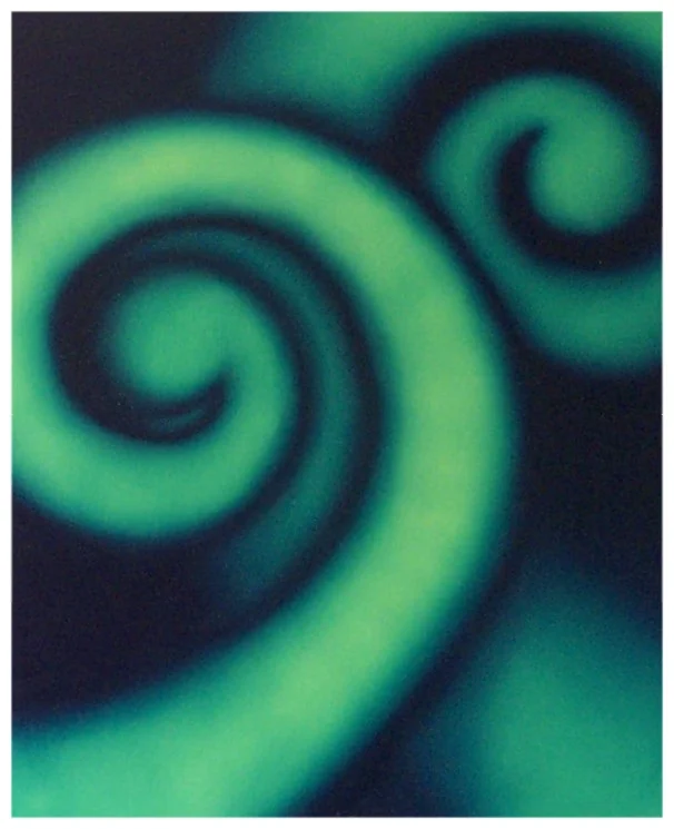 'Two Koru'  Oil on Canvas