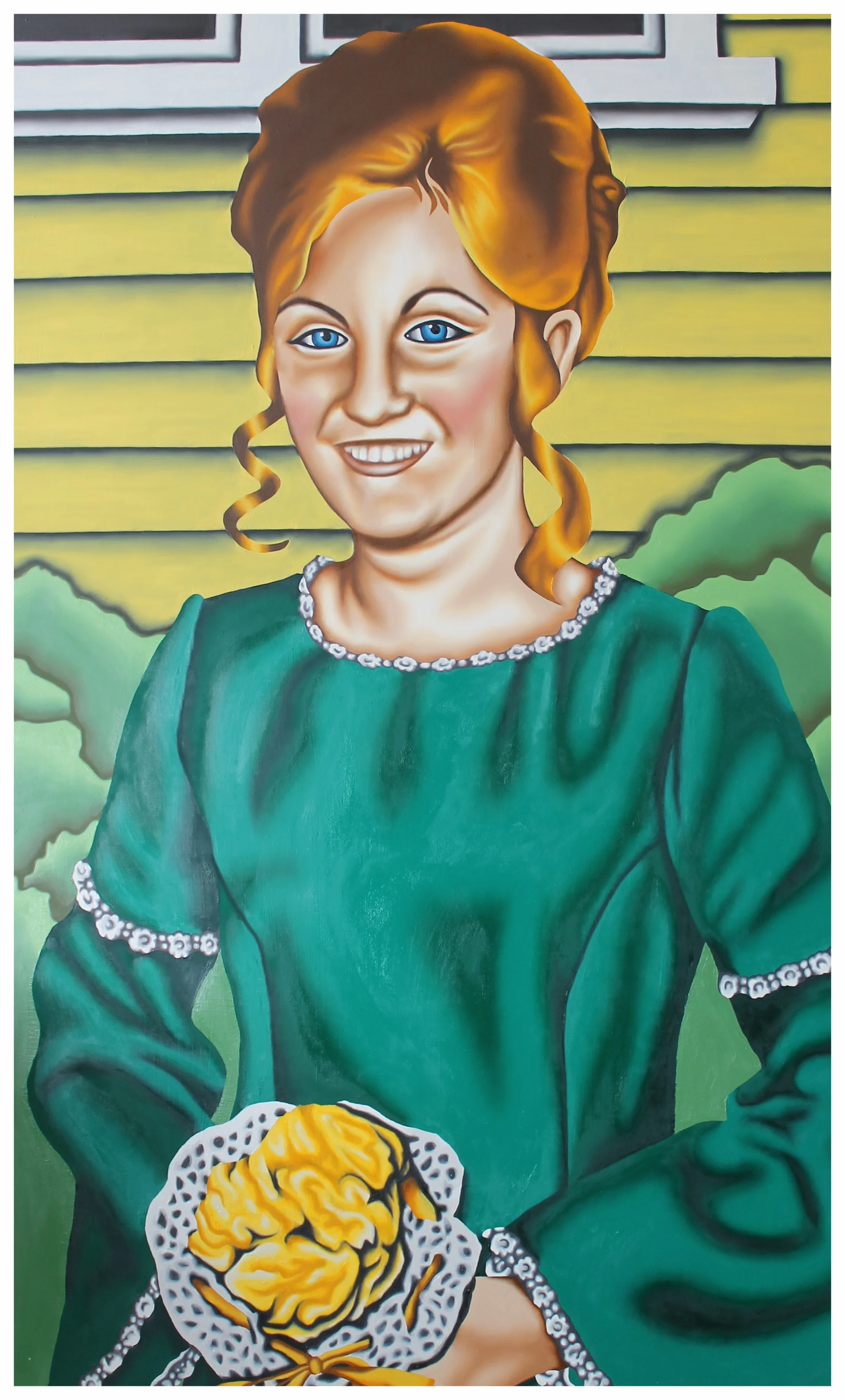 'Delwyn Ngaire 1973'  Oil on Board  1040x640mm