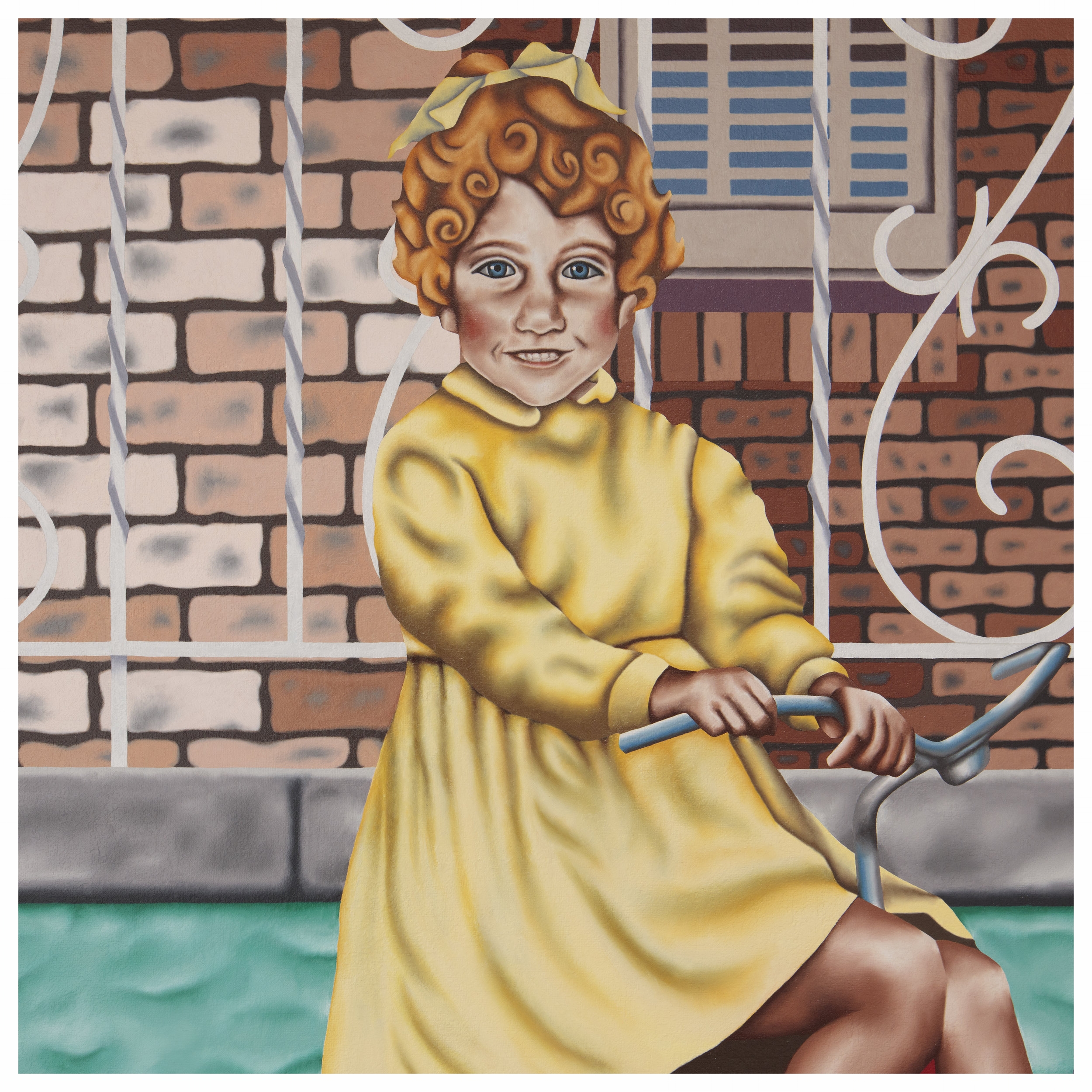 'Delwyn Ngaire 1963'  Oil on Board  1000x1000mm