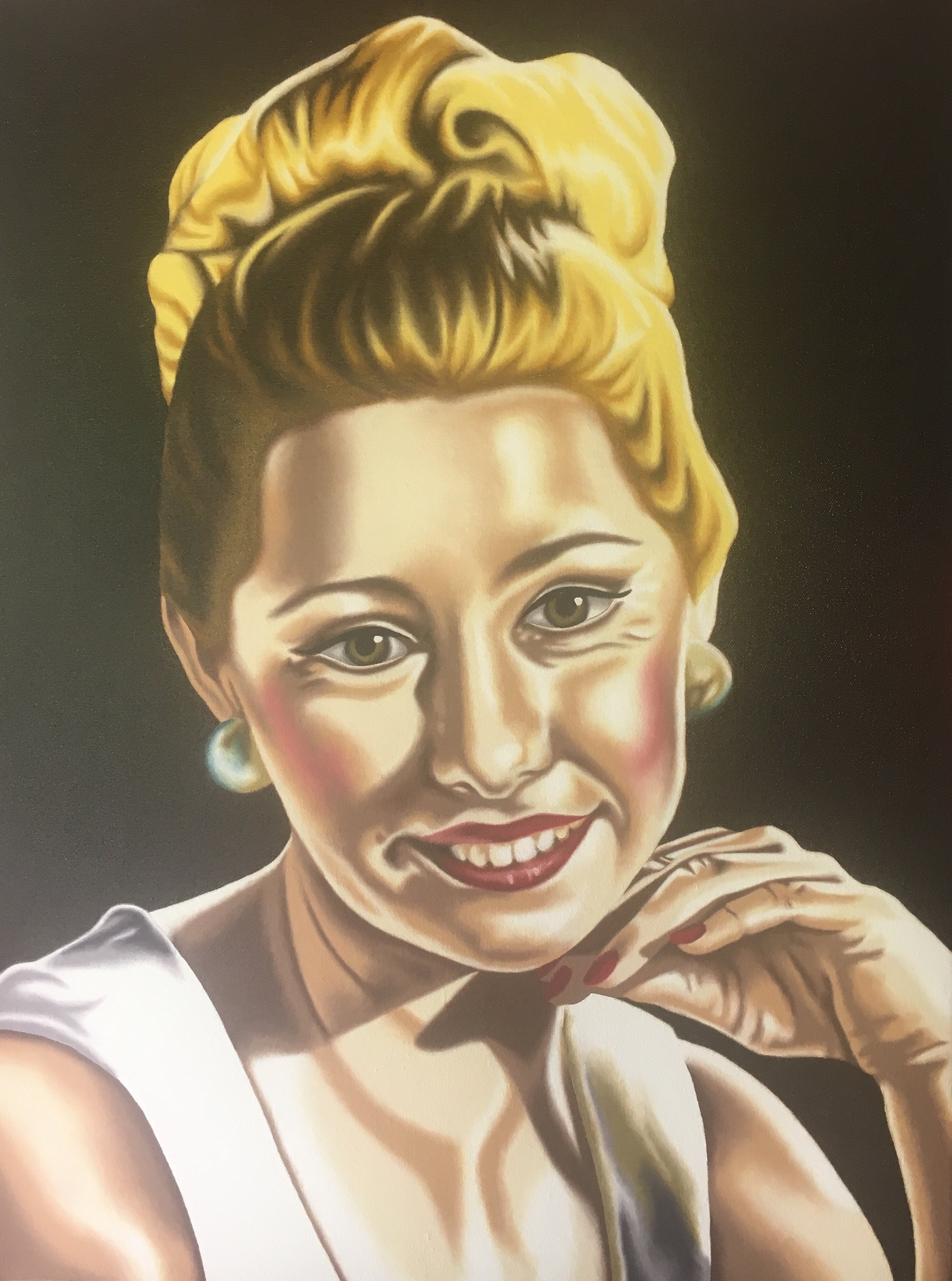 'Tarnya Marie 1994'  Oil on Canvas  620x455mm