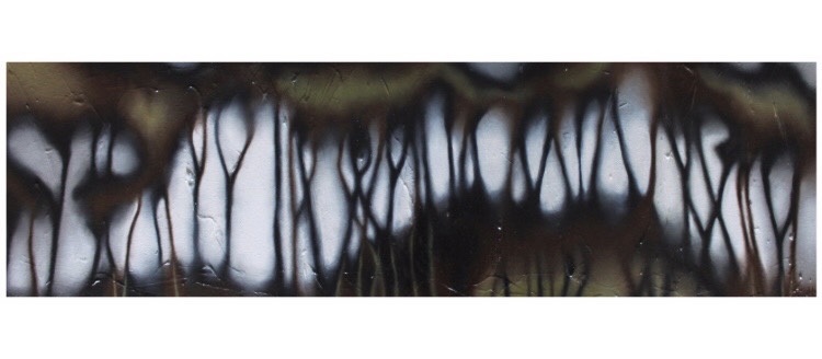 'Lost Landscape Series - Manuka 1' Oil on Canvas 300x1000mm