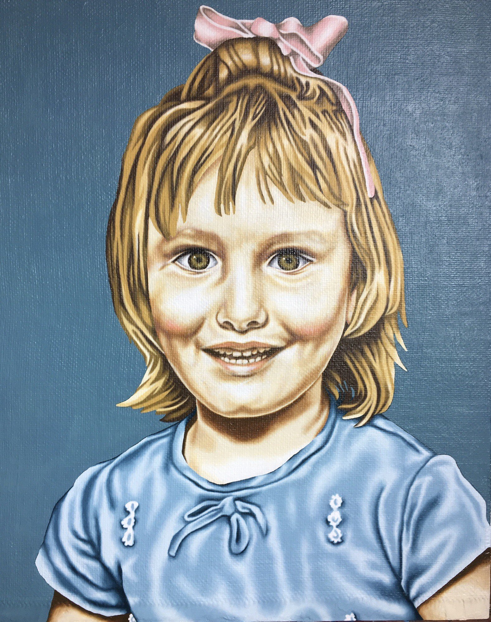 'Darlene Rachel' Oil on Hessian & Board 600x500mm Not Available
