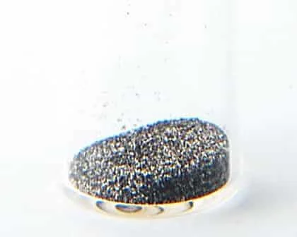 Vial of heavy mineral separates