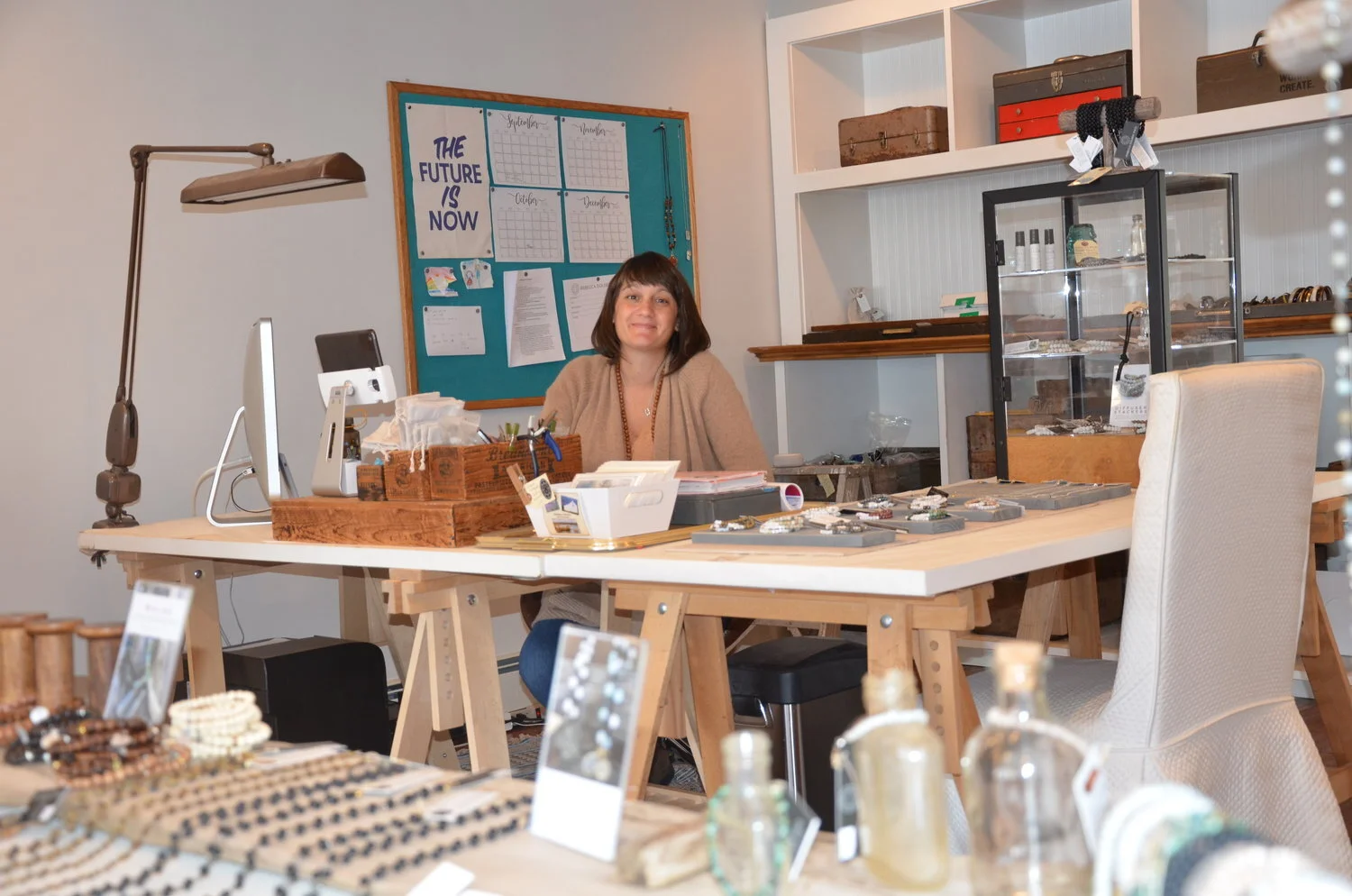 REBECCA DOLBER ON MAIN STREET - FEATURE IN THE TIDE OF MORICHES