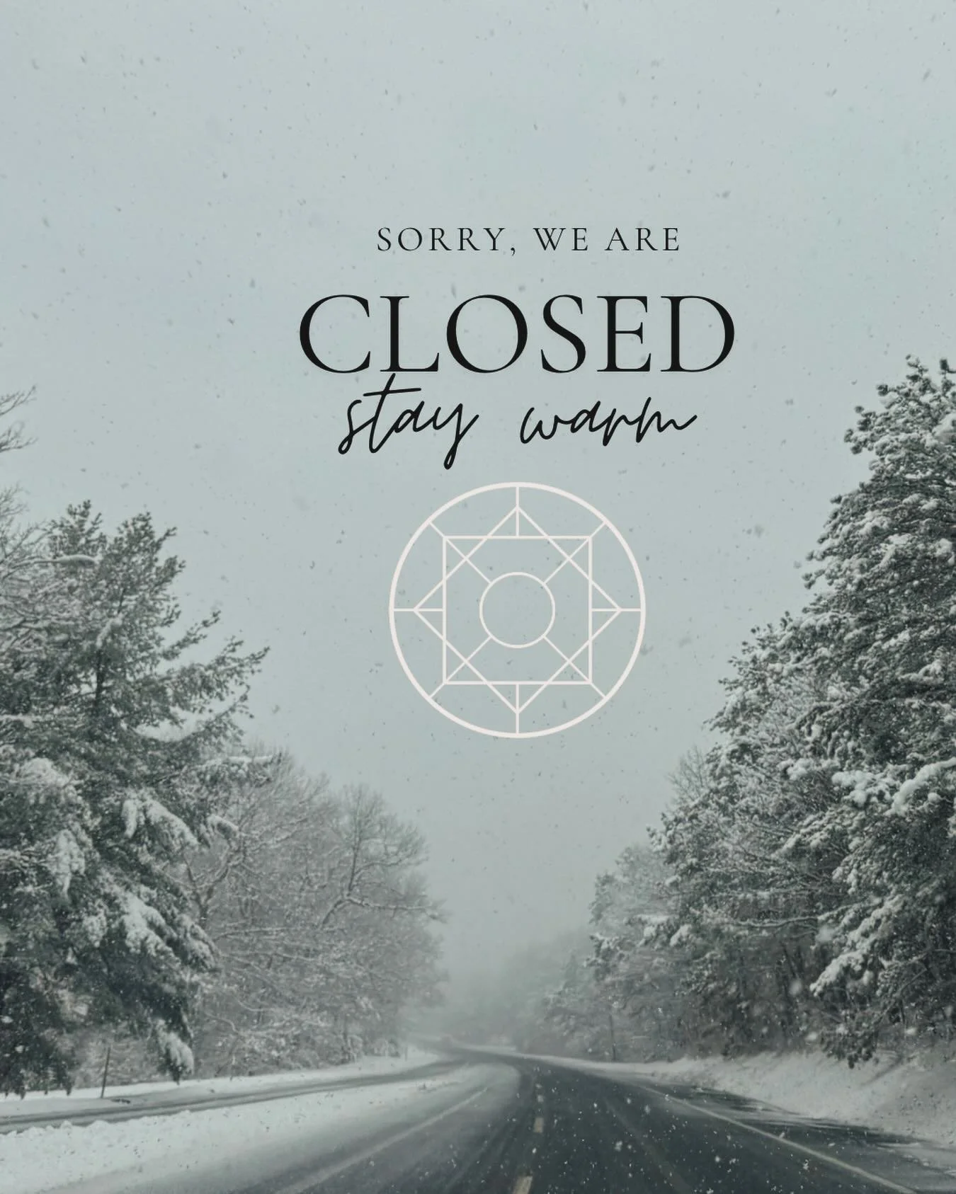 Snow day ❄️ See you next week.