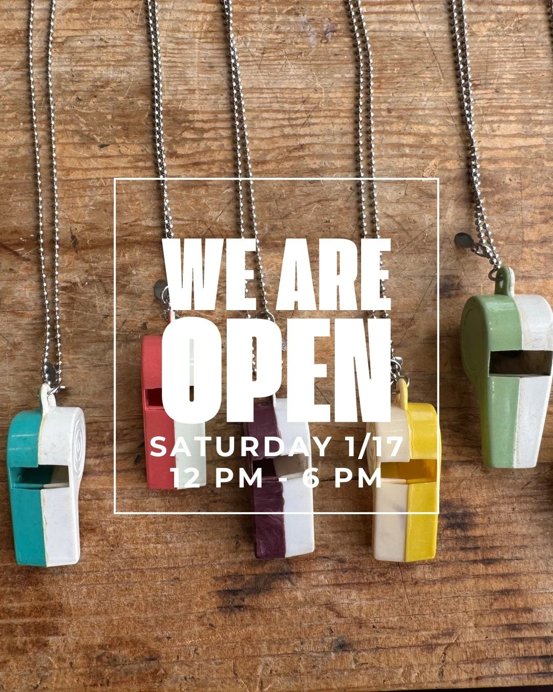 We are open tomorrow, Saturday 1/17 from 12pm - 6pm 🪧
.
.
.
.
.
.
. #thingstodoonlongisland #thingstodoinlongisland #supportlocal #buyhandmade #womanownedbusiness #centermoriches #rebeccadolberjewelry #redjewelry #rebeccadolber #rebeccadolberred #re
