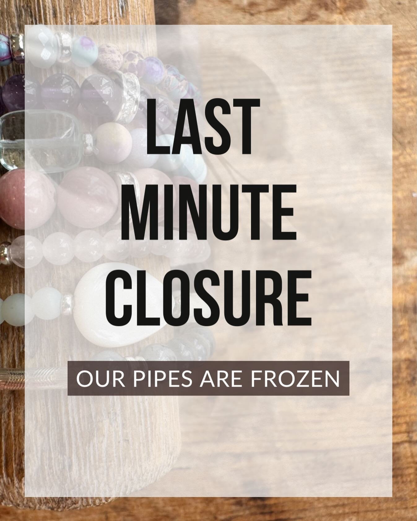 Well we tried, but The Studio will be closed today! See you next weekend, stay warm ❄️ #rebeccadolber #rebeccadolberred #studioclosed