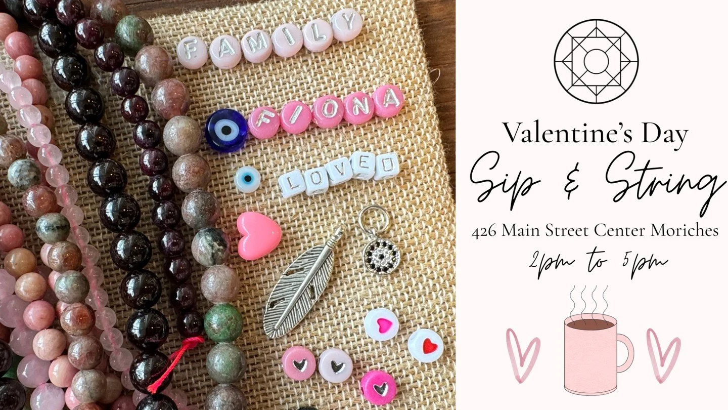 We're rearranging the Studio to make room for you and yours this weekend! Come by from 2 to 5pm to make bracelets at our bead bar! Trays and trays of beads, stones and charms. You string, we tie off securely. $25 exchange, plus a special gift at the 