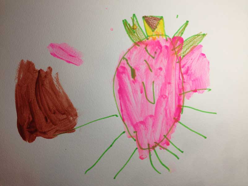 Bad Spider with a Bad Hat | by Rowan, age 3.
