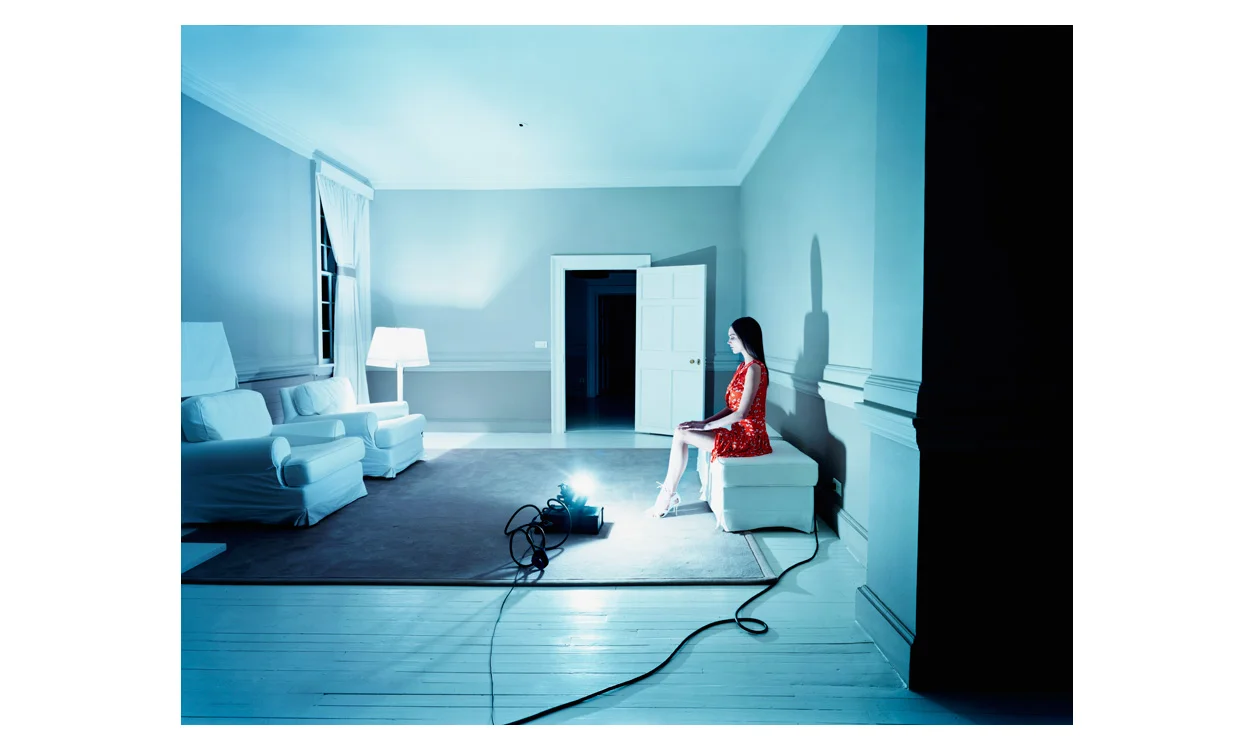 Blue room red girl.jpg