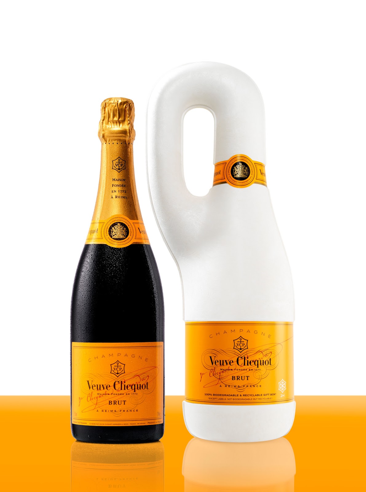 Veuve Clicquot || First 100% biodegradable, isothermal packaging.