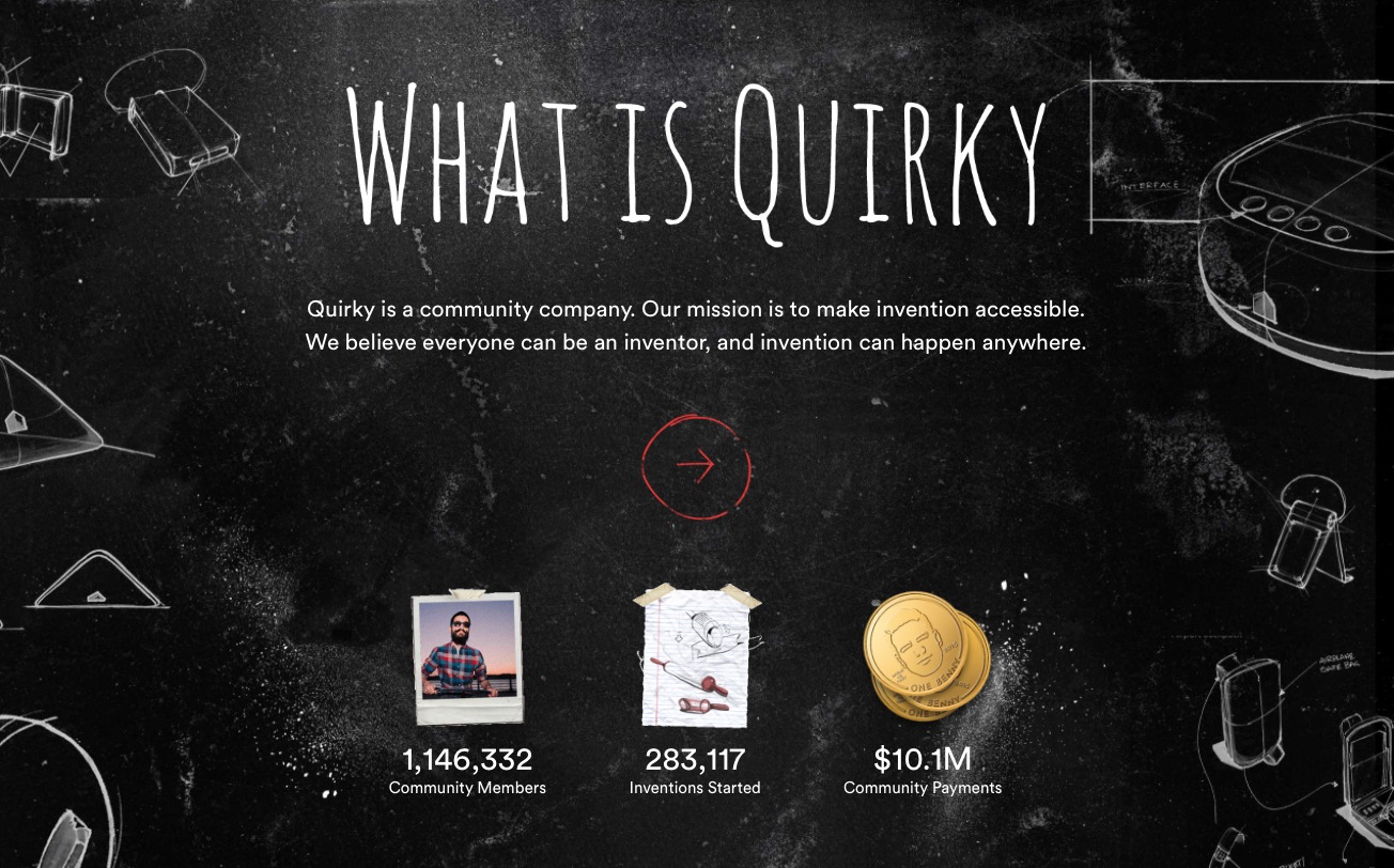 Quirky's sharing concept is near and dear to my heart as it facilitates the art of invention, bringing together ideas and resources to make new ideas happen. Image Courtesy: Quirky.com