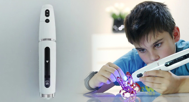 Polyes Q1 is a highly innovative offering in the 3D pen space, allowing for easy and fast designs to be produced with nearly zero safety issues. Image Courtesy: Future Make
