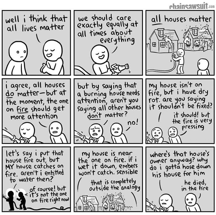 For those who don&rsquo;t understand why the focus is on #blacklivesmatter.