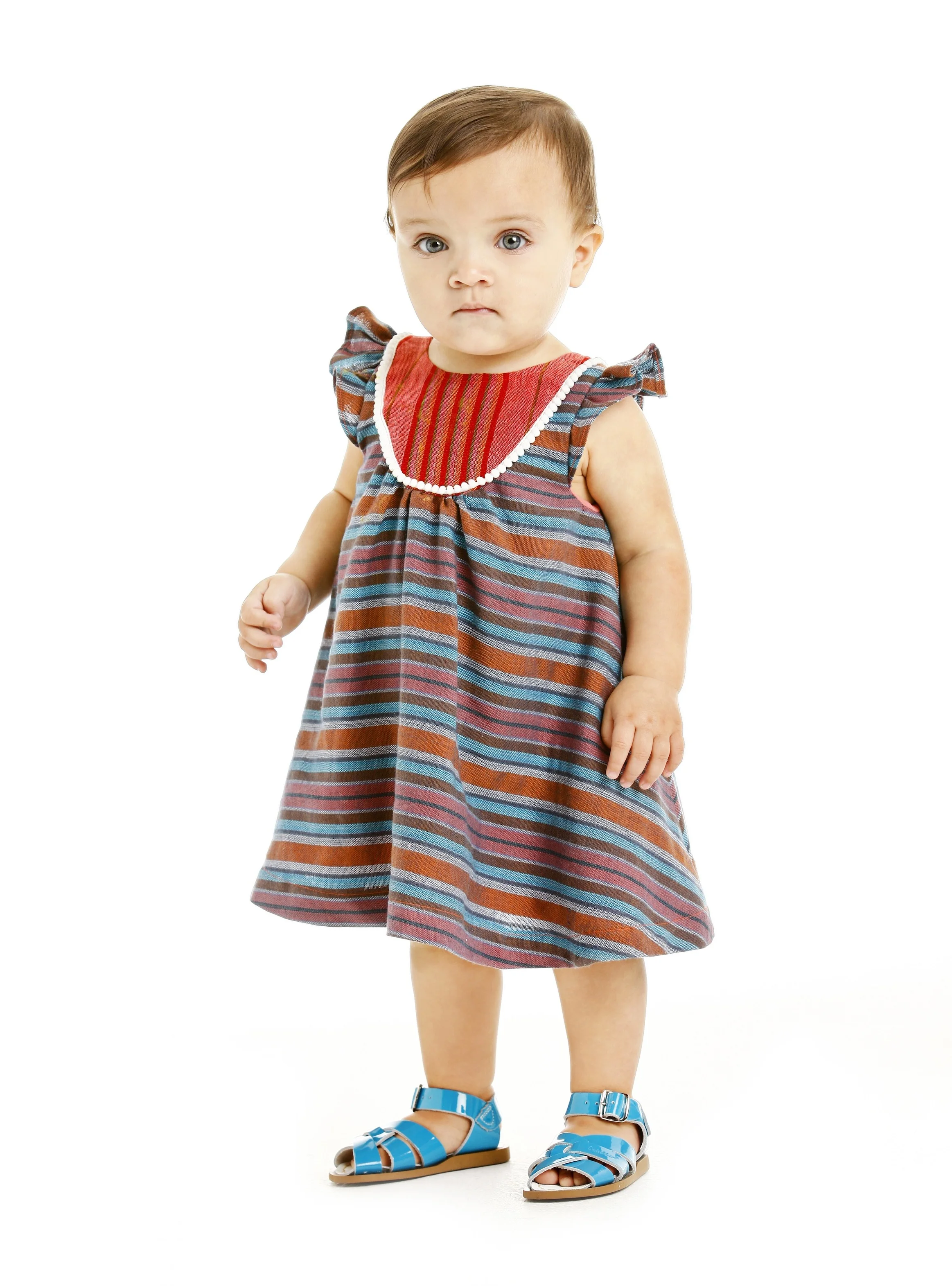 Sami in the pink bib dress