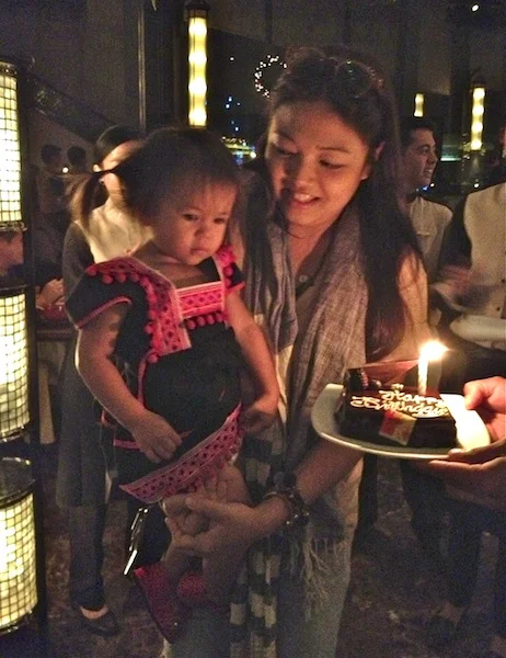 Of course she gets a birthday cake.