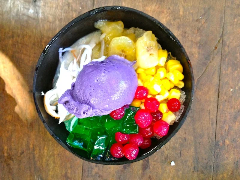 Ilocano halo-halo to finish the meal