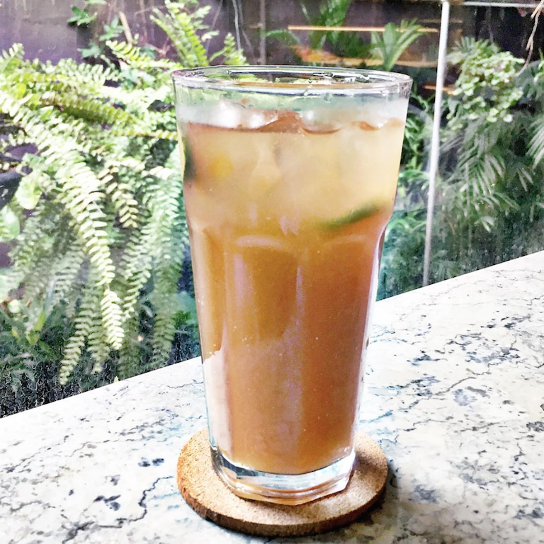 Calamansi ginger iced tea
