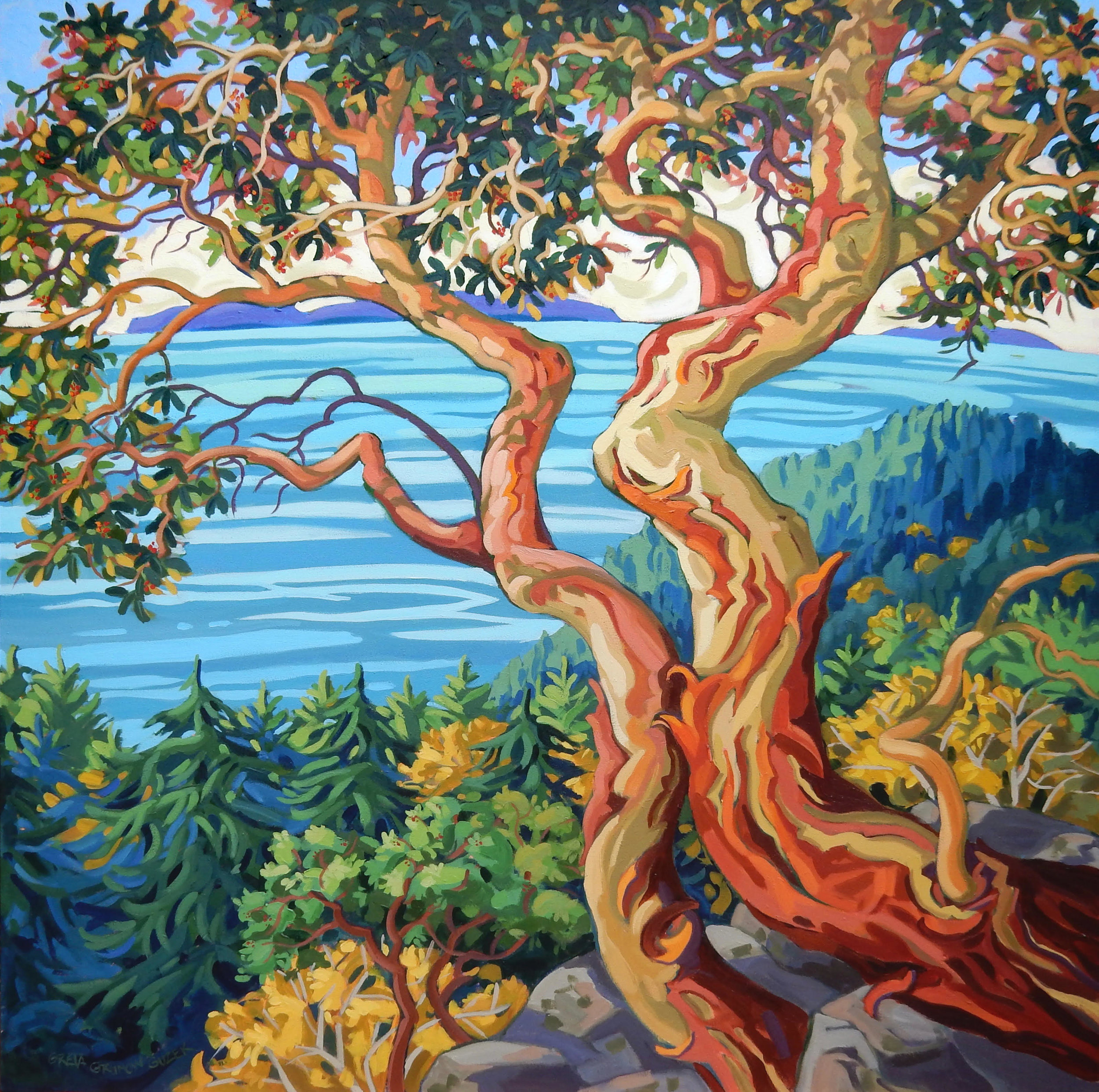 DISTANT DRUMS (50x50)