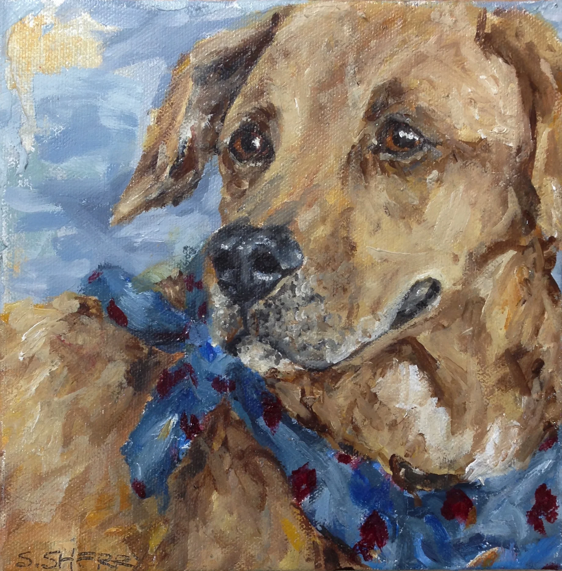 The Artsy Equine: Day 9, Dog 9