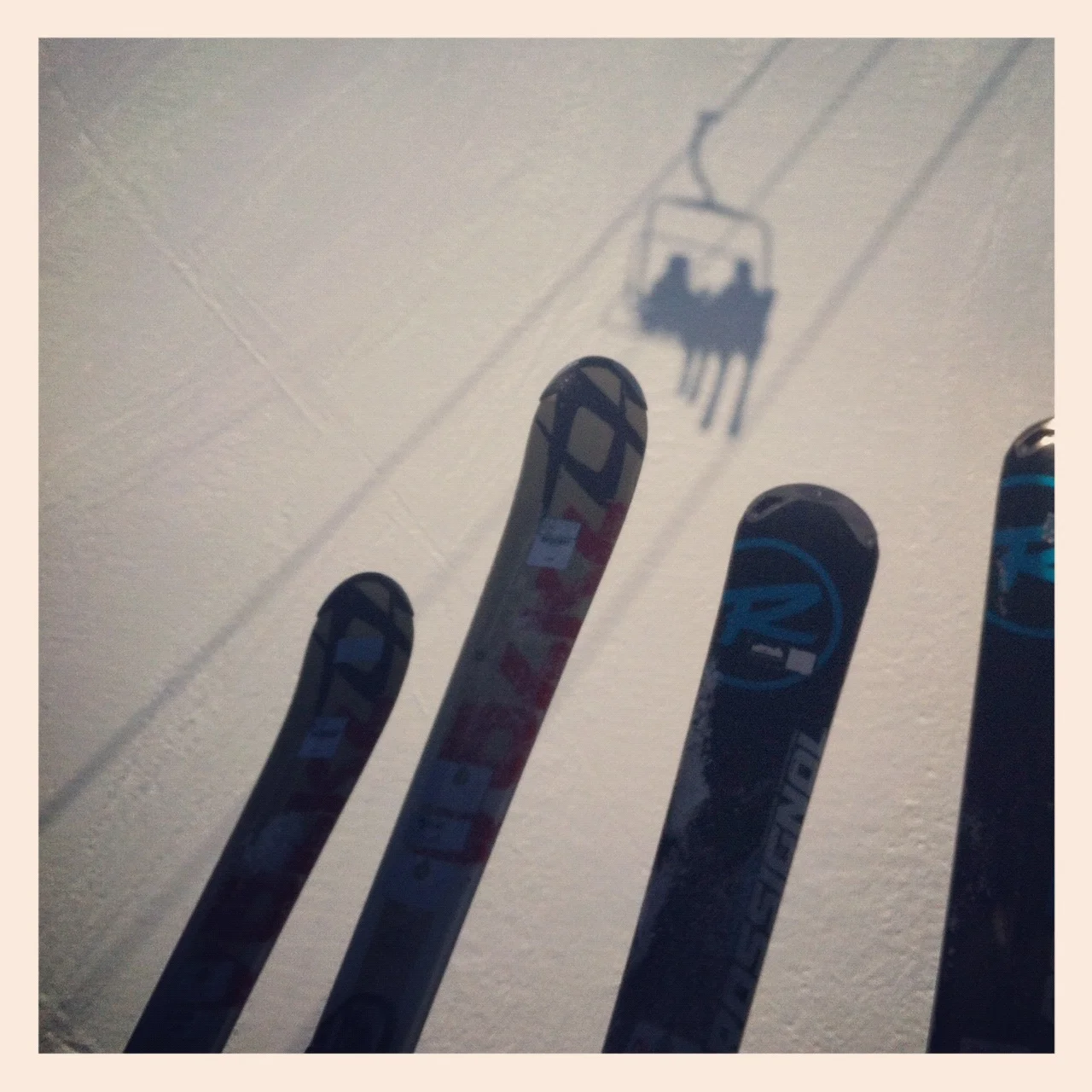 View from the lift.