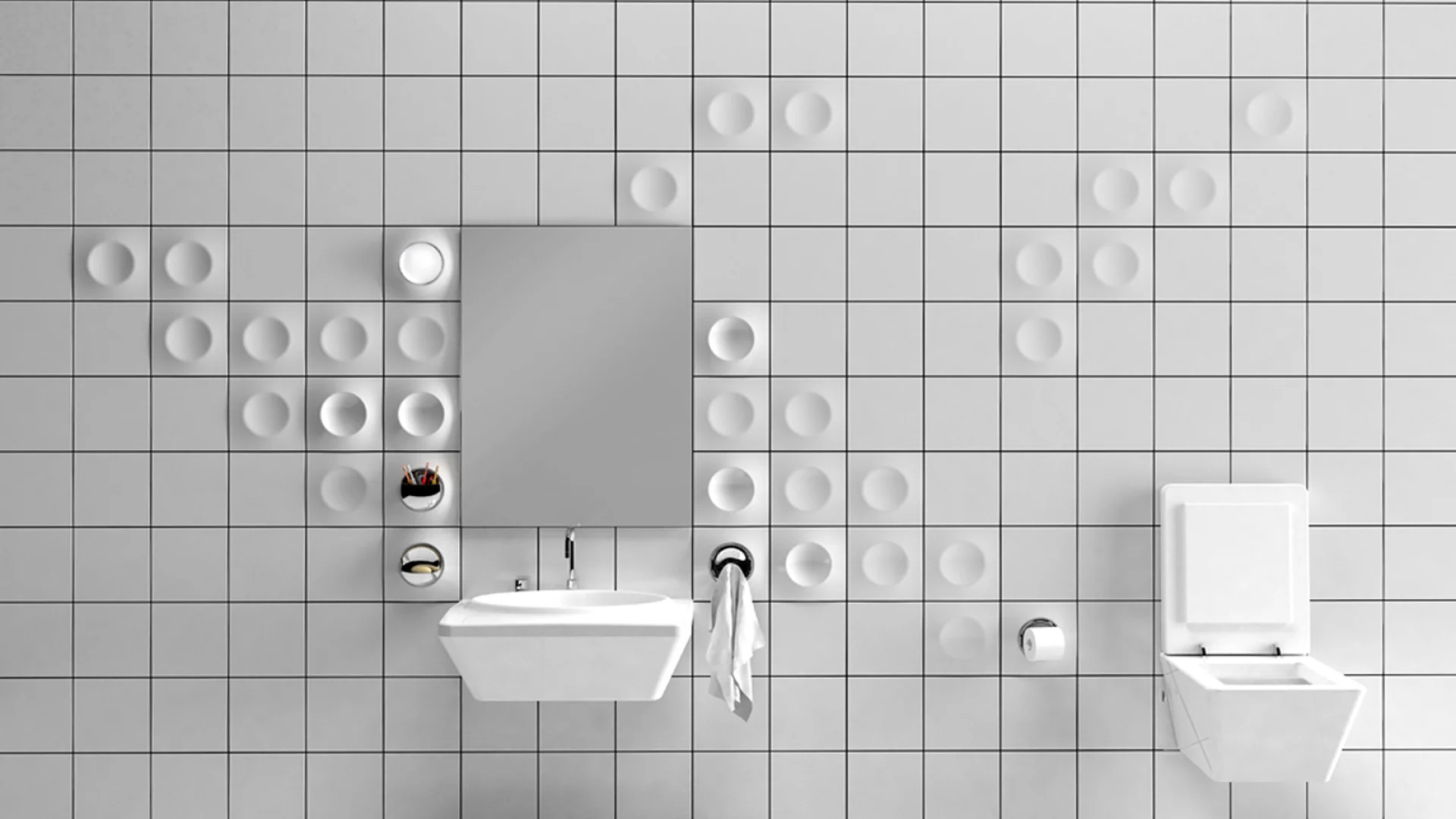 KRATER - MAGNETIC MODULAR BATHROOM
